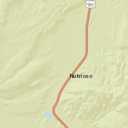 Nutrioso Arizona Street Map