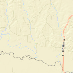 Pisgah Arkansas Street Map