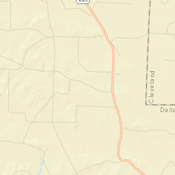 Bunn Arkansas Street Map