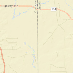 Rowell Arkansas Street Map