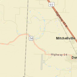 Reedville Arkansas Street Map