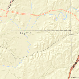 Texas Alabama Street Map