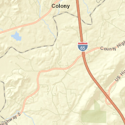 Sulpher Springs Alabama Street Map