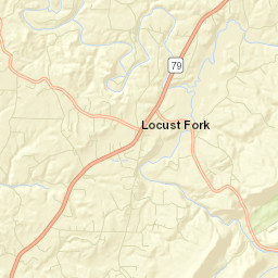 Deavers Town Alabama Street Map