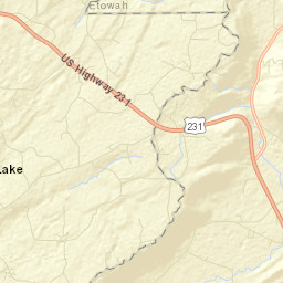 Mountain View Alabama Street Map