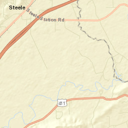 Steele Alabama Street Map