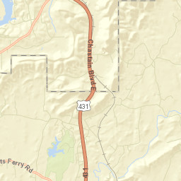 Rock Spring Alabama Street Map