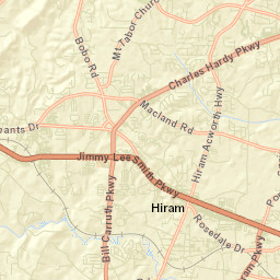 Hiram Street Map