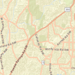 Cobb County Street Map