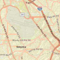 Smyrna Street Map