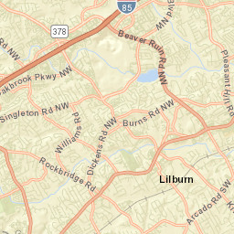 Lilburn Street Map