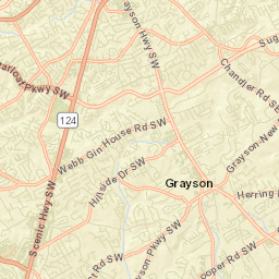 Grayson Street Map