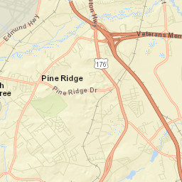 Pineridge Street Map