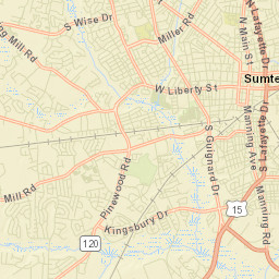 South Sumter Street Map