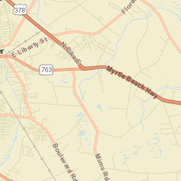East Sumter Street Map