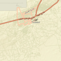 Tozeur Street Map