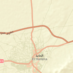 El Hamma Street Map