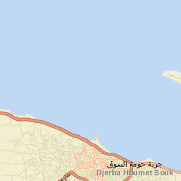 Houmt El Souk Street Map