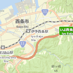 Saijō Street Map