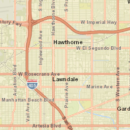 Monaco California Street Map