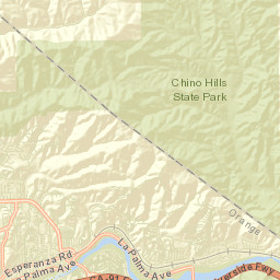 Chino Hills California Street Map