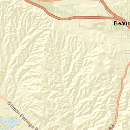 Eden Hot Springs California Street Map