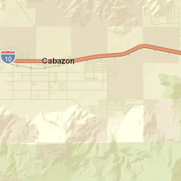 Mons California Street Map