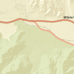Snow Creek California Street Map