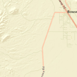 Bouse Arizona Street Map