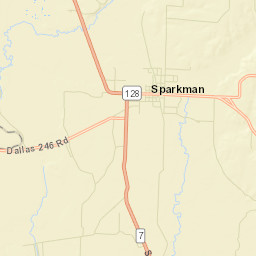 Sparkman Arkansas Street Map