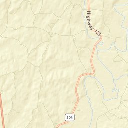 Hubbertville Alabama Street Map