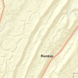 Compton Alabama Street Map