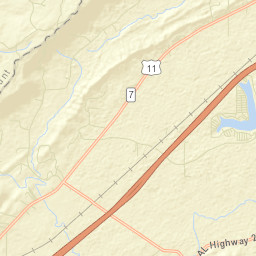Caldwell Alabama Street Map