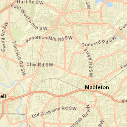 Mableton Street Map