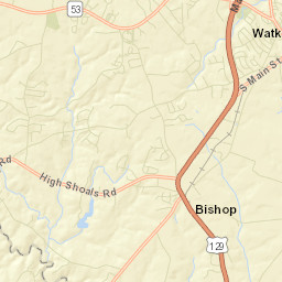 Oconee County Street Map