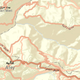 Bhamdoûn el Mhatta Street Map