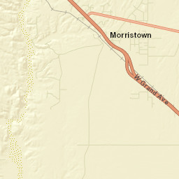 Morristown Arizona Street Map