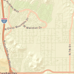 Anthem Arizona Street Map
