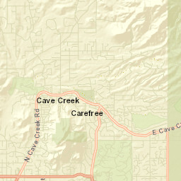 Carefree Arizona Street Map