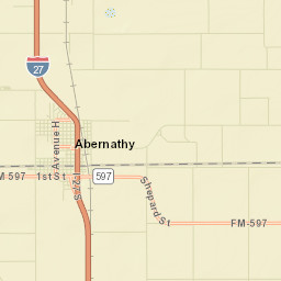 Abernathy Street Map