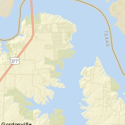 Sherwood Shores Street Map