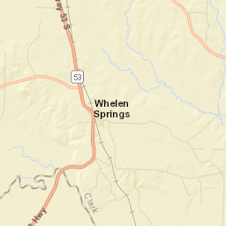 Whelen Springs Arkansas Street Map