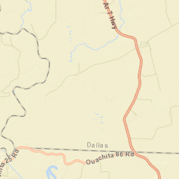 Ouachita Arkansas Street Map