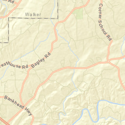 Robbins Crossroads Alabama Street Map