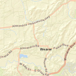 Booker T City Alabama Street Map