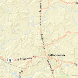 155-171 Robertson Avenue Tallapoosa GA Street Map