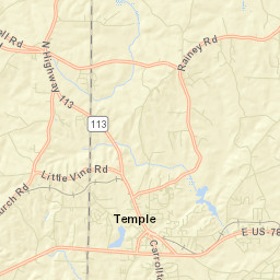 Temple Street Map