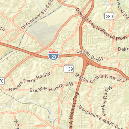 Fulton County Street Map