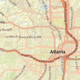 Atlanta Street Map