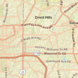 Decatur Street Map